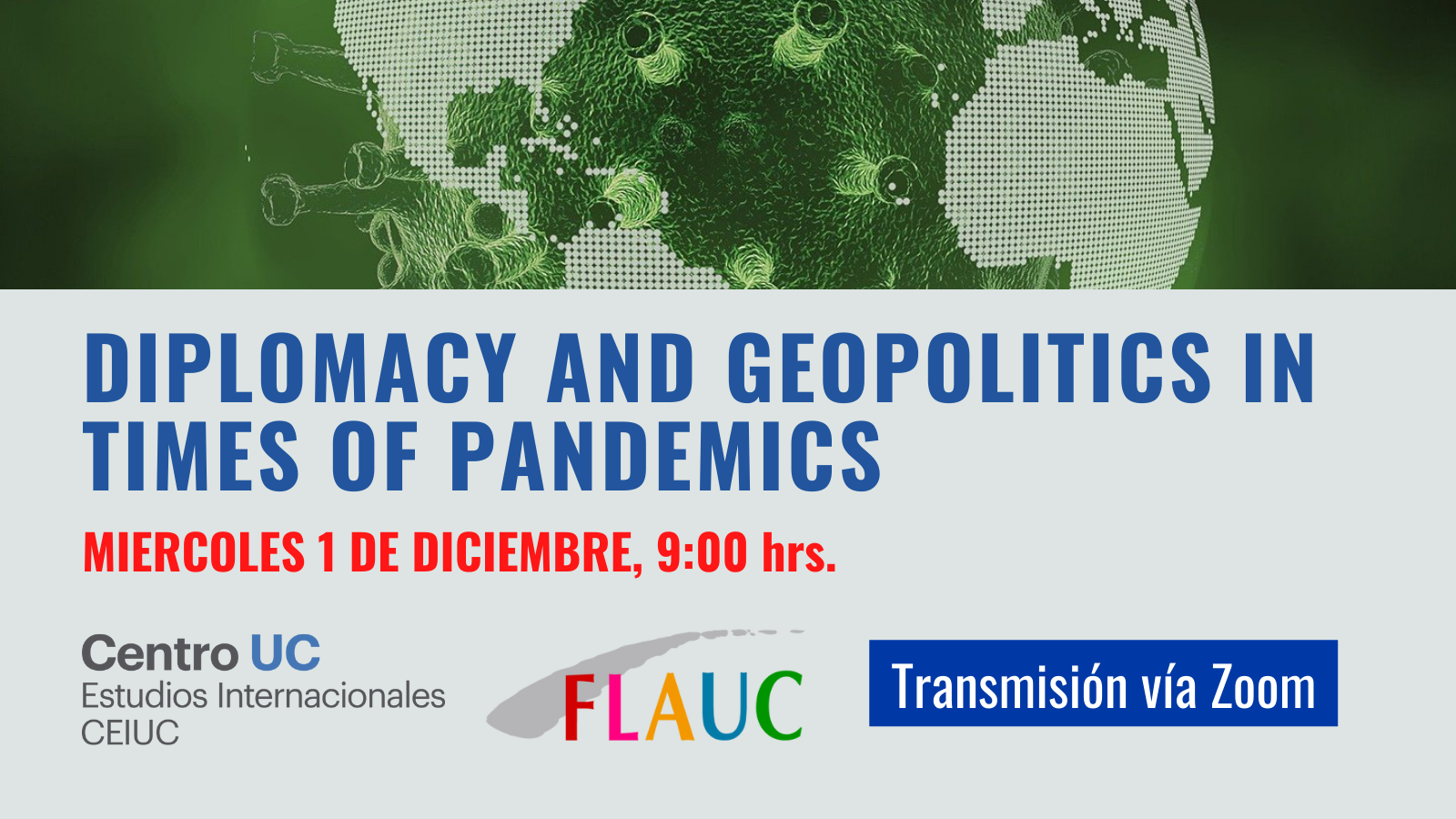 Diplomacy and geopolitics in times of pandemics