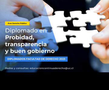 Diplomado en Probidad, Transparencia y Buen Gobierno - Versión XVII