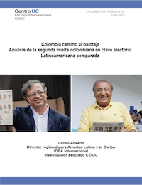 Colombia camino al balotaje Análisis de la segunda vuelta colombiana en clave electoral latinoamericana comparada