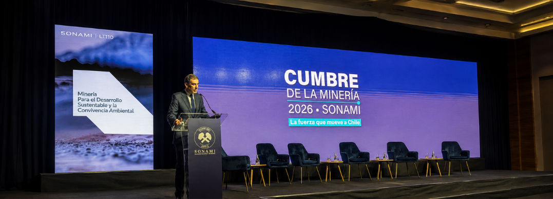 Minerales críticos y geopolítica: Jorge Sahd participa en la Cumbre de la Minería SONAMI 2026