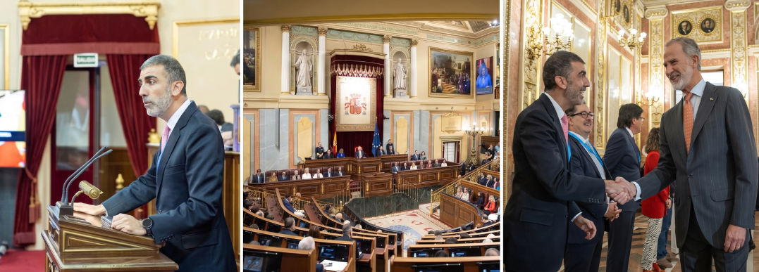 Jorge Sahd presentó informe de la UC sobre diplomacia parlamentaria en foro iberoamericano en Madrid