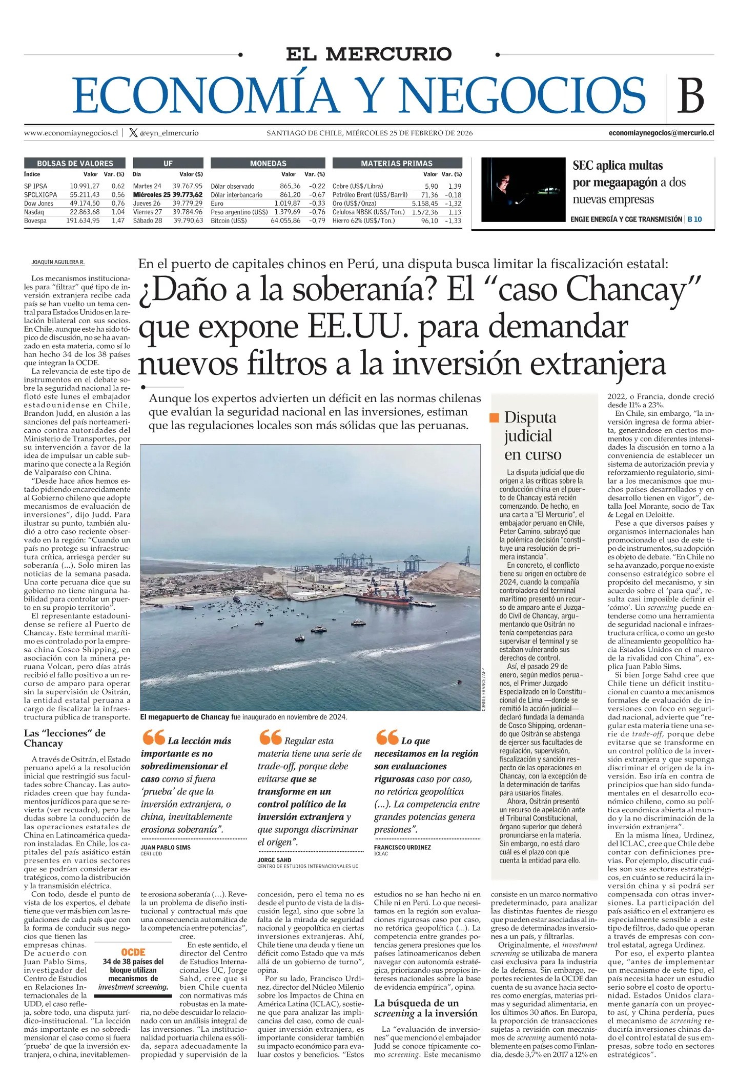 el mercurio 2 cuña SAHD