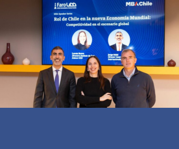 Director Jorge Sahd participó en conversación sobre el rol de Chile en la nueva economía mundial
