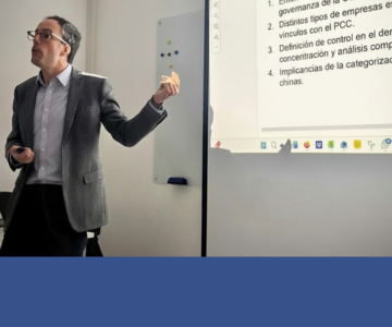 Profesor afiliado Ignacio Tornero participó en el seminario “Empresas Estatales China en América Latina”