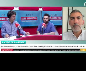 Director Jorge Sahd analizó la crisis venezolana y su impacto regional en Radio Agricultura