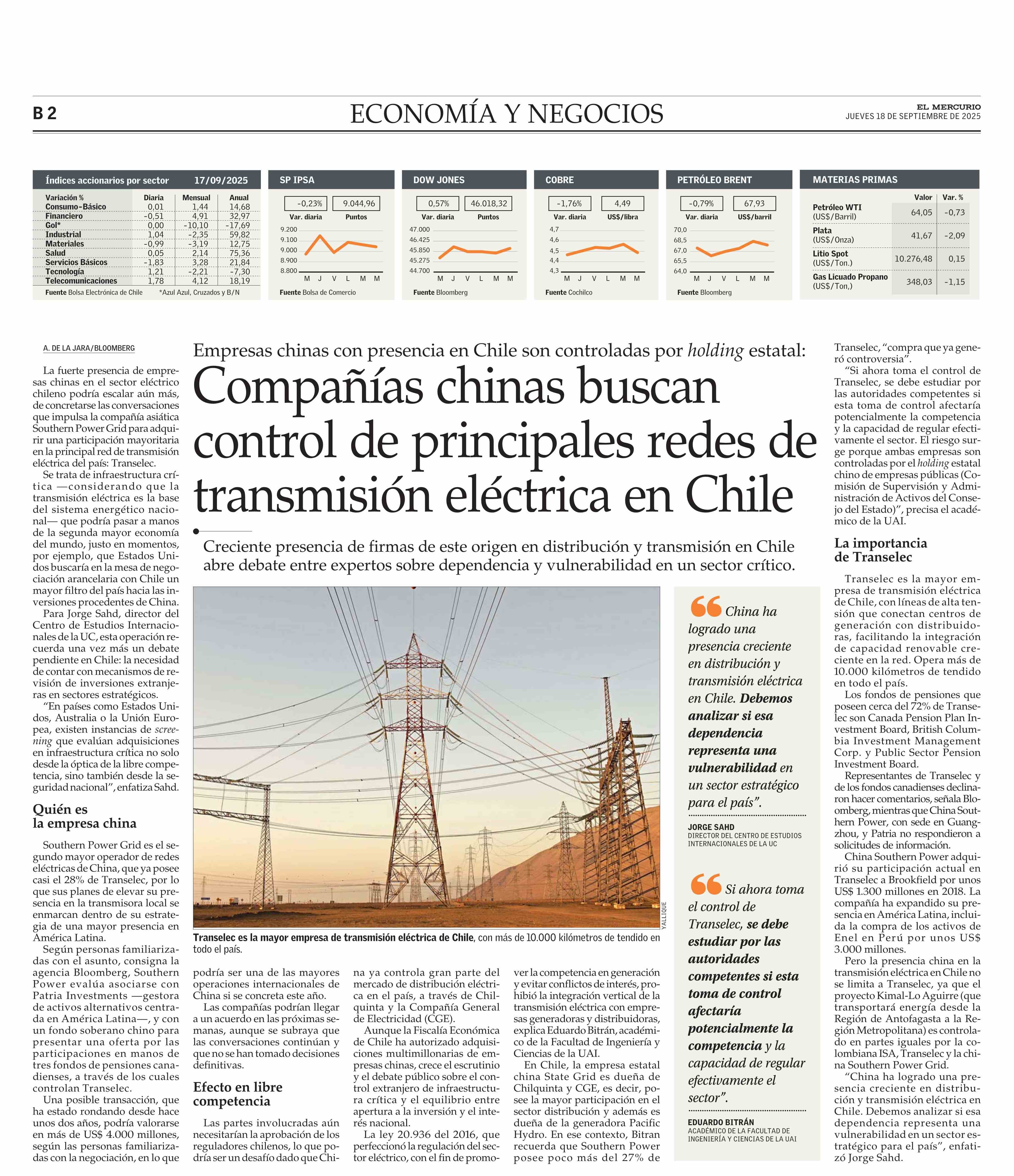 JORGE SAHD CHINA MERCURIO